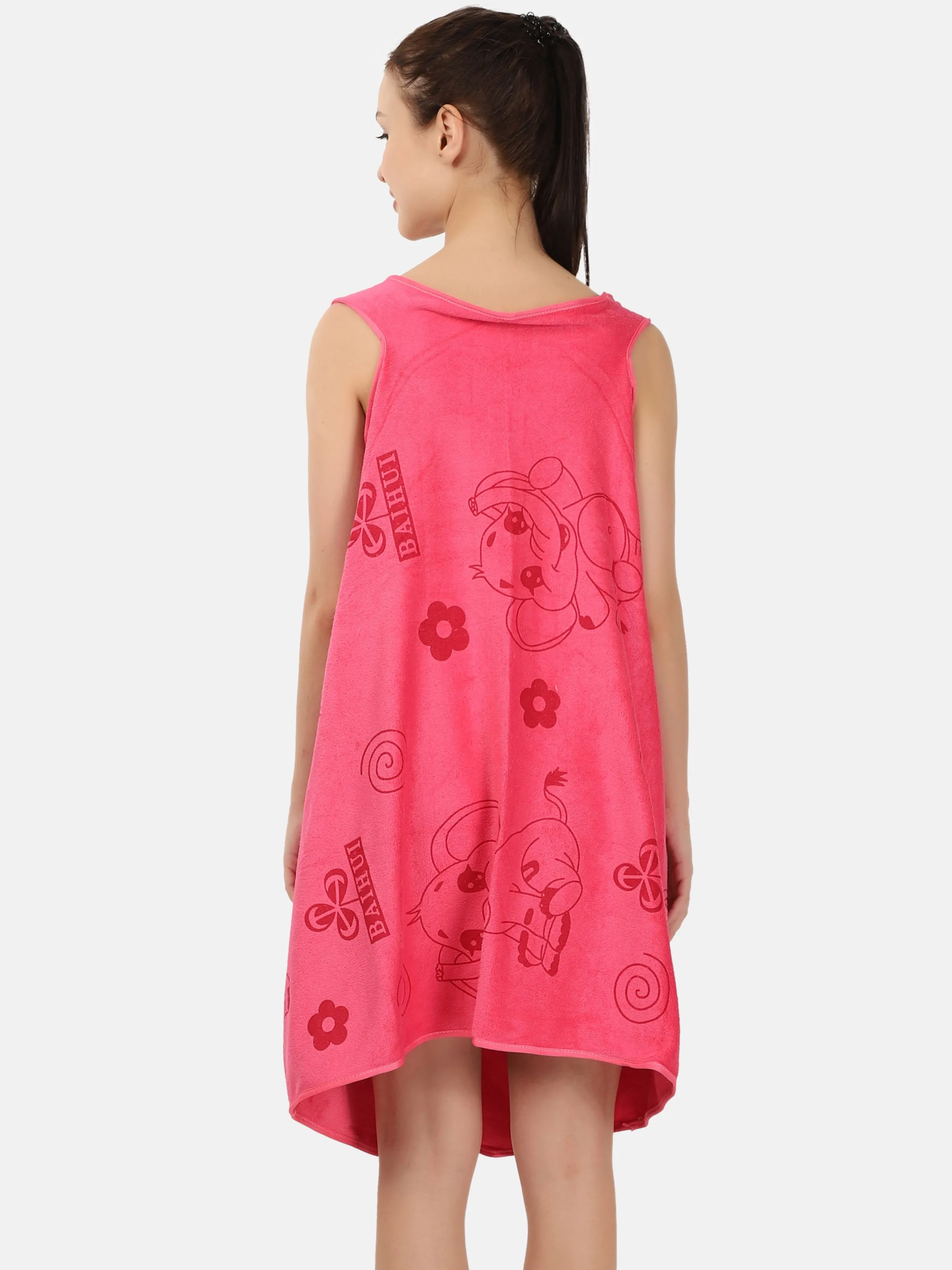 Poftik Soft Bath Towel Beach Spa Bathrobes Wash Clothing Beach Dresses Fashion Wearable Quick Dry Magic Bathing.