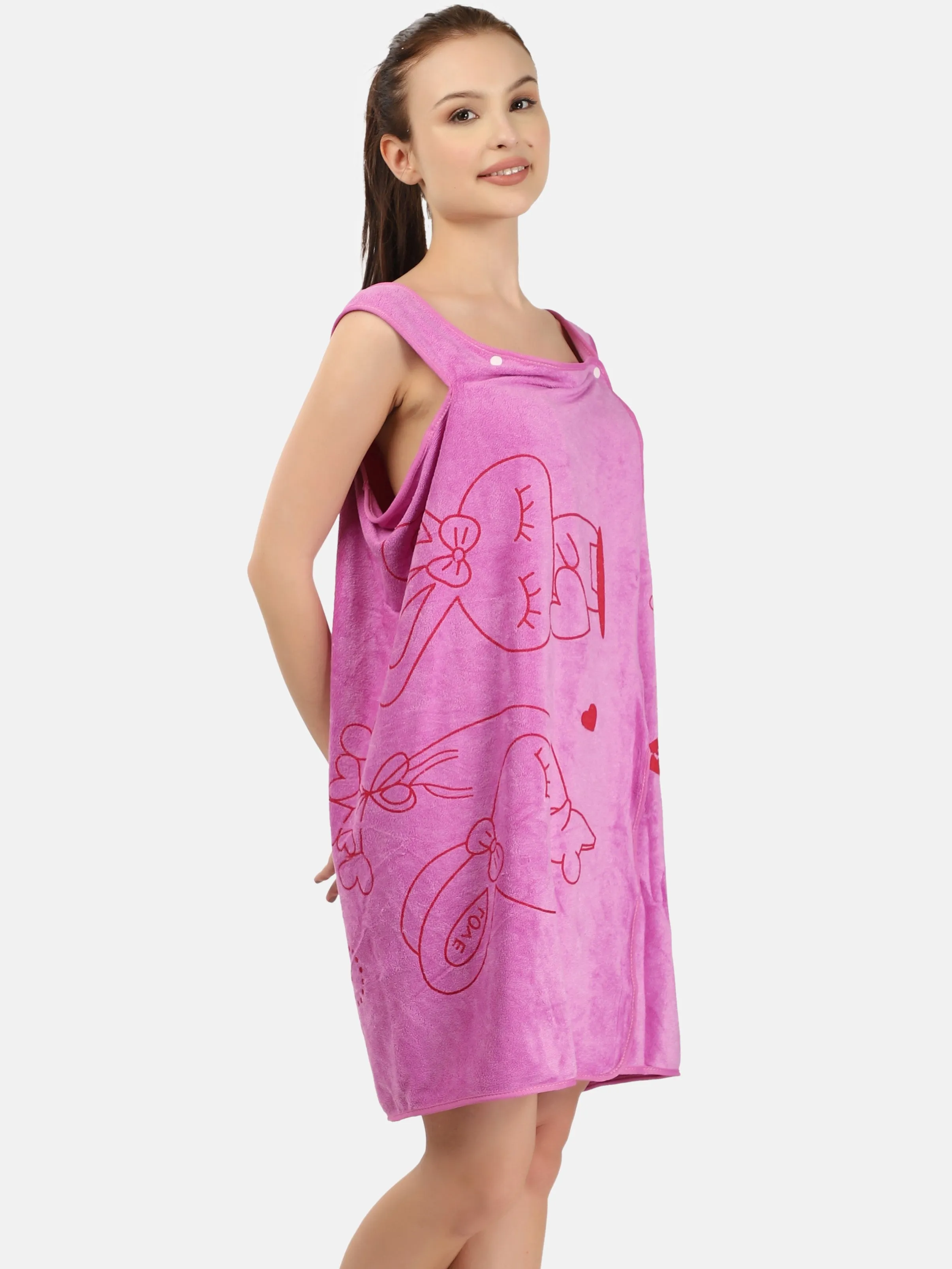 Poftik Soft Bath Towel Beach Spa Bathrobes Wash Clothing Beach Dresses Fashion Wearable Quick Dry Magic Bathing.