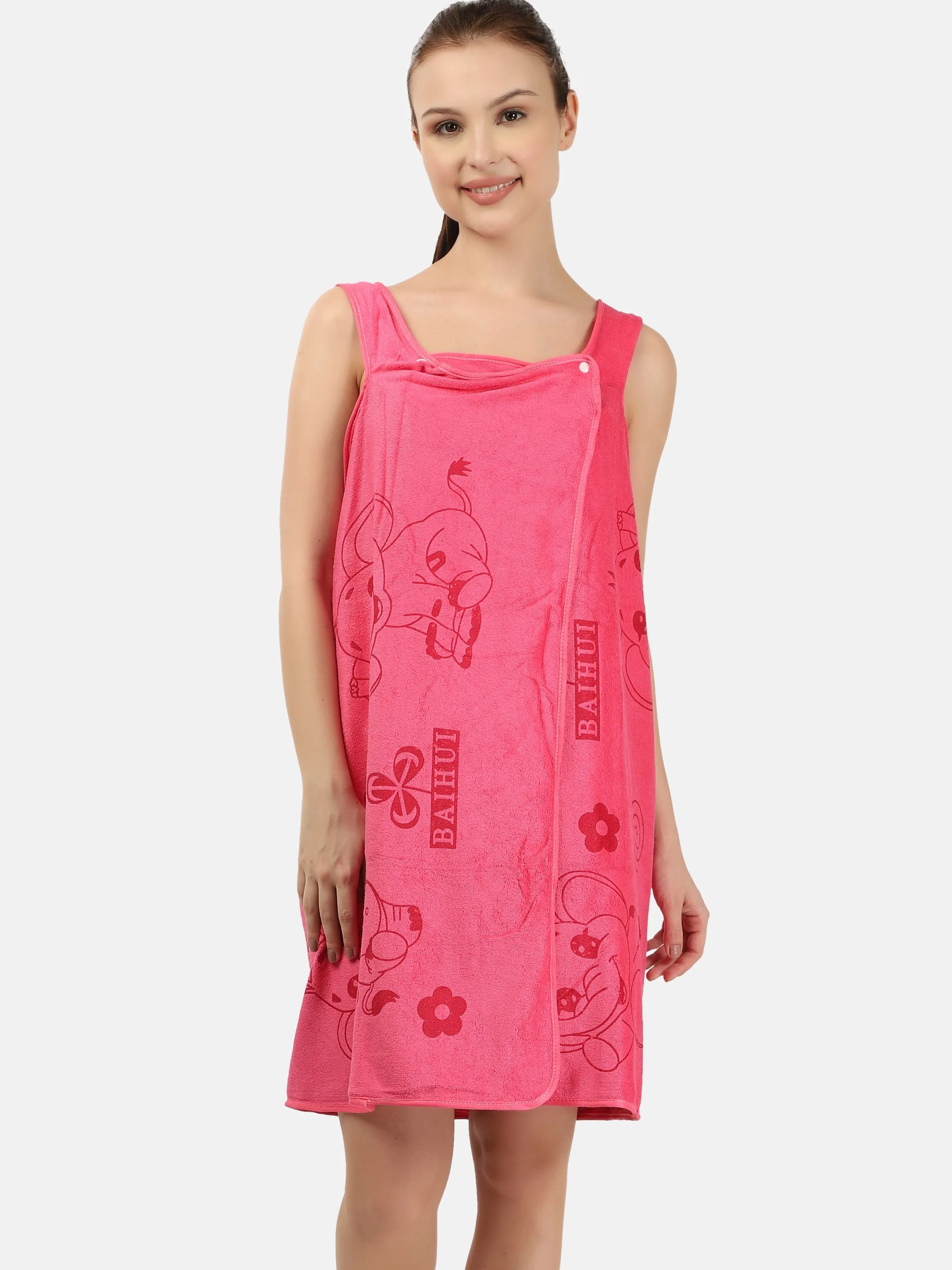 Poftik Soft Bath Towel Beach Spa Bathrobes Wash Clothing Beach Dresses Fashion Wearable Quick Dry Magic Bathing.