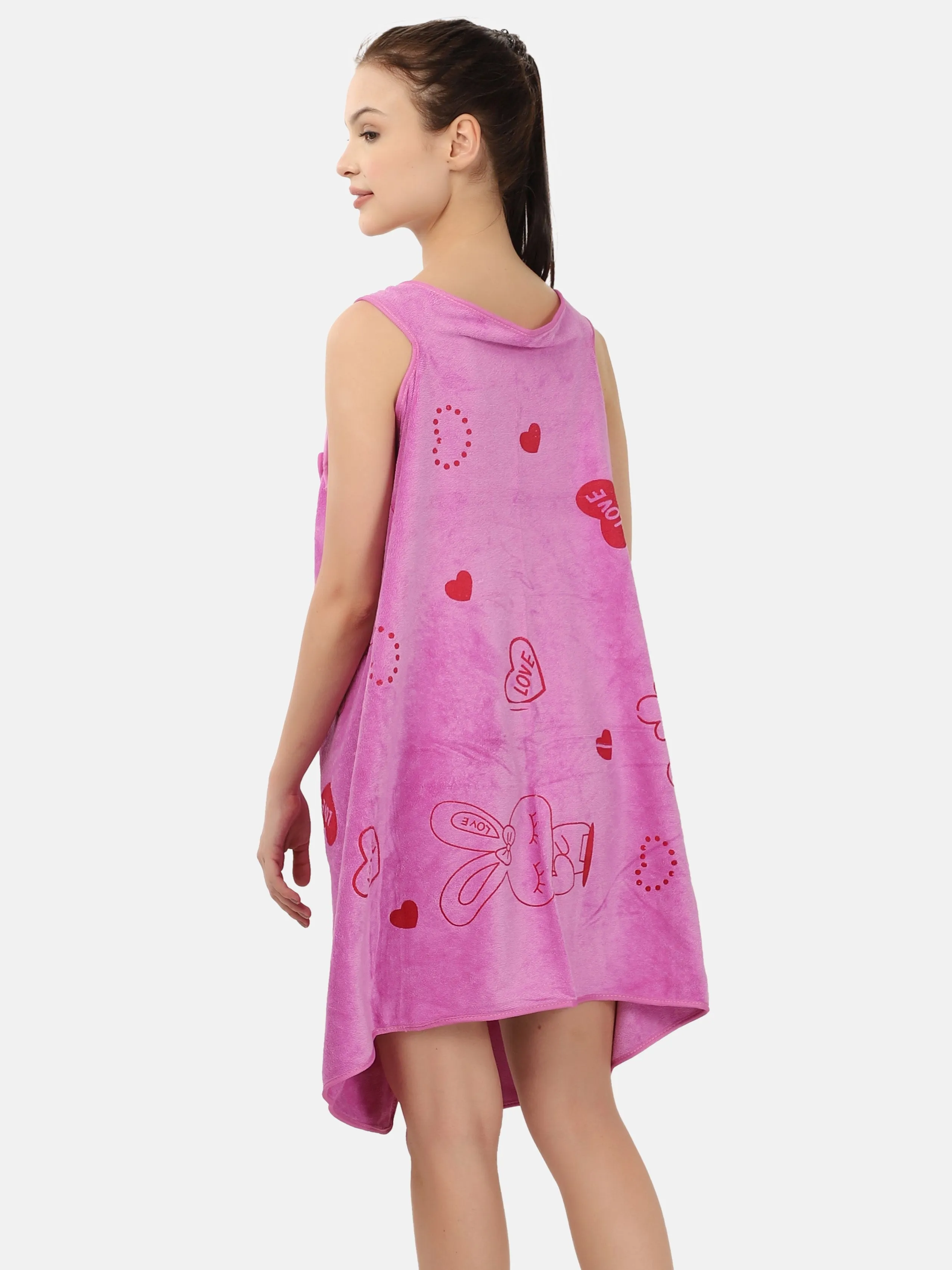 Poftik Soft Bath Towel Beach Spa Bathrobes Wash Clothing Beach Dresses Fashion Wearable Quick Dry Magic Bathing.