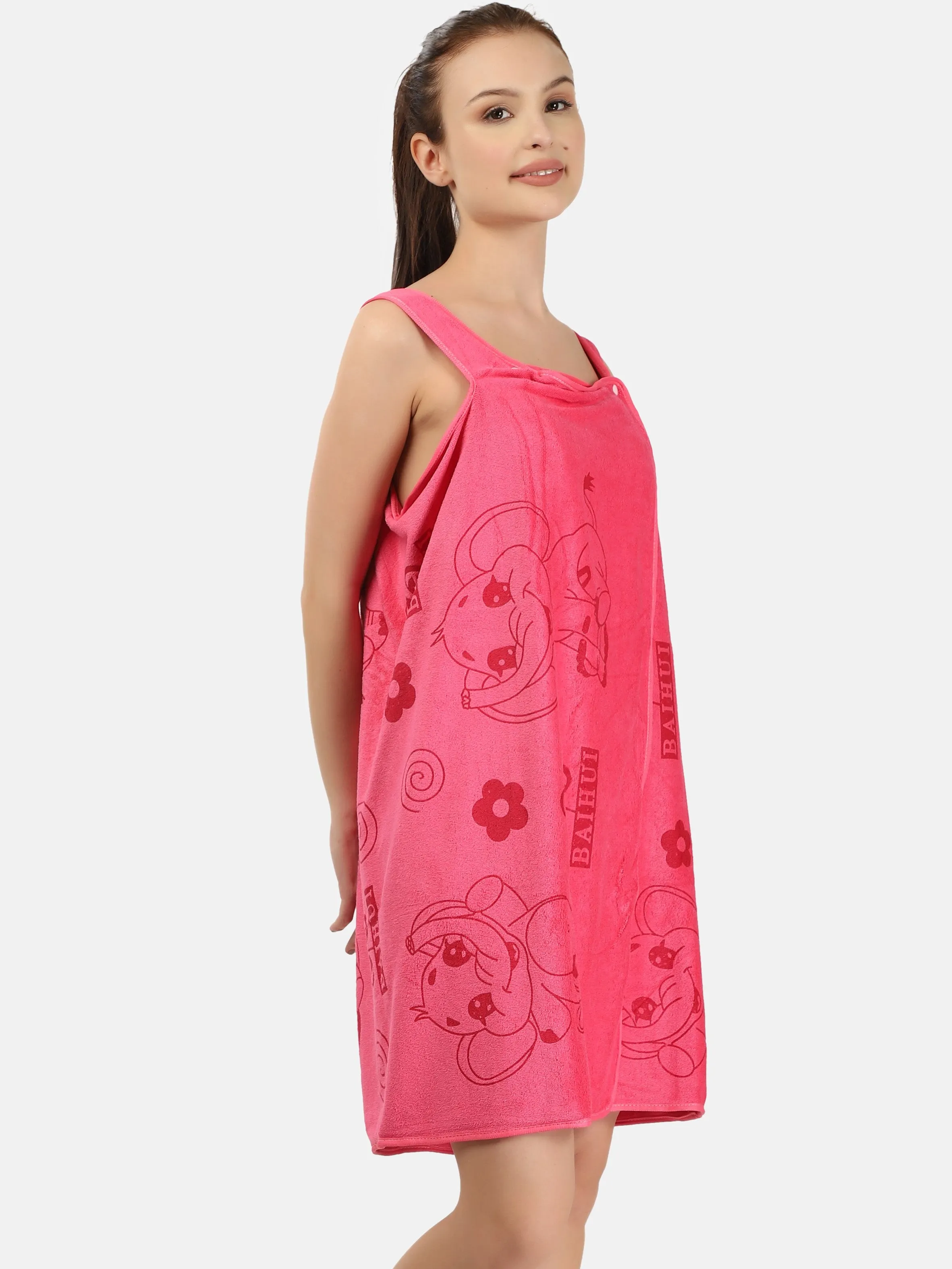 Poftik Soft Bath Towel Beach Spa Bathrobes Wash Clothing Beach Dresses Fashion Wearable Quick Dry Magic Bathing.