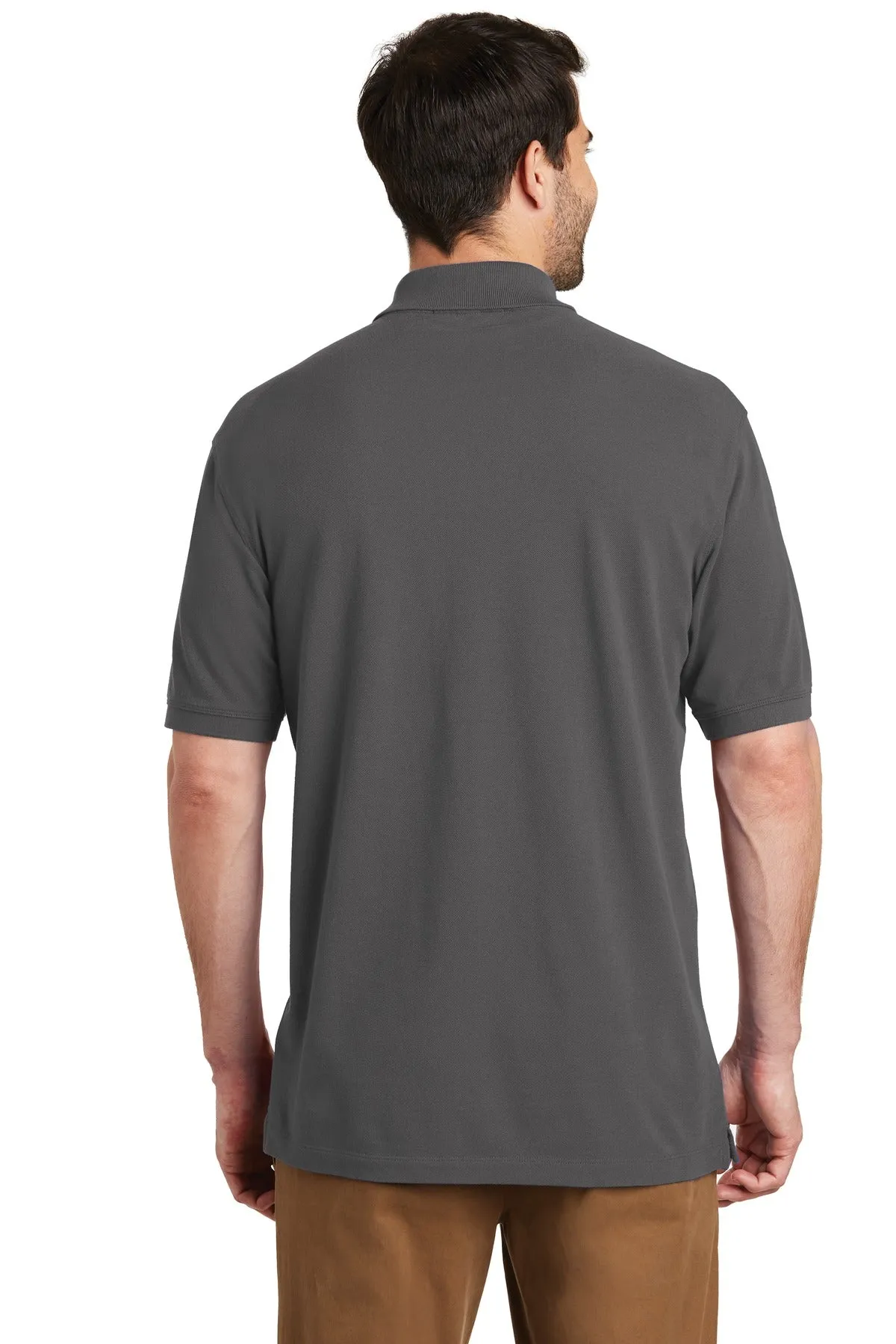 Port Authority EZCotton Polo. K8000 Sterling Grey