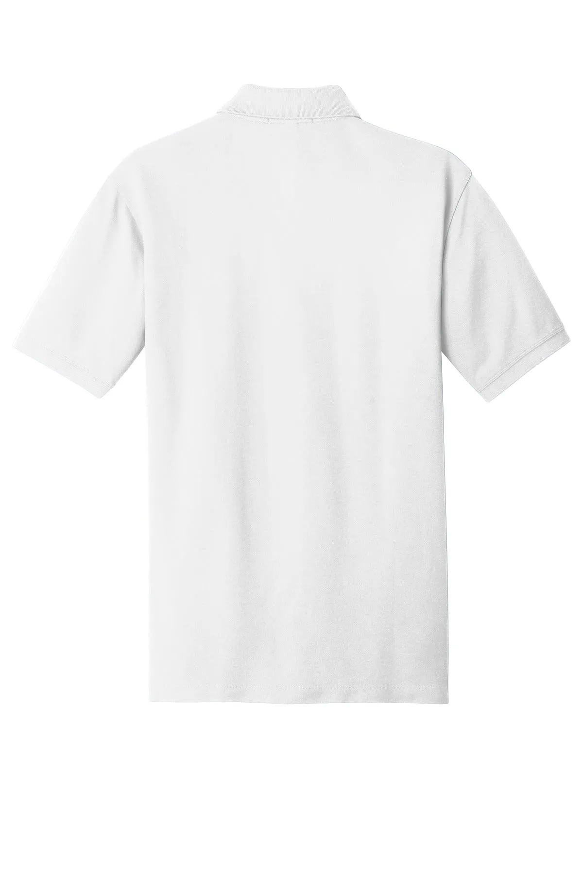 Port Authority EZCotton Polo. K8000 White