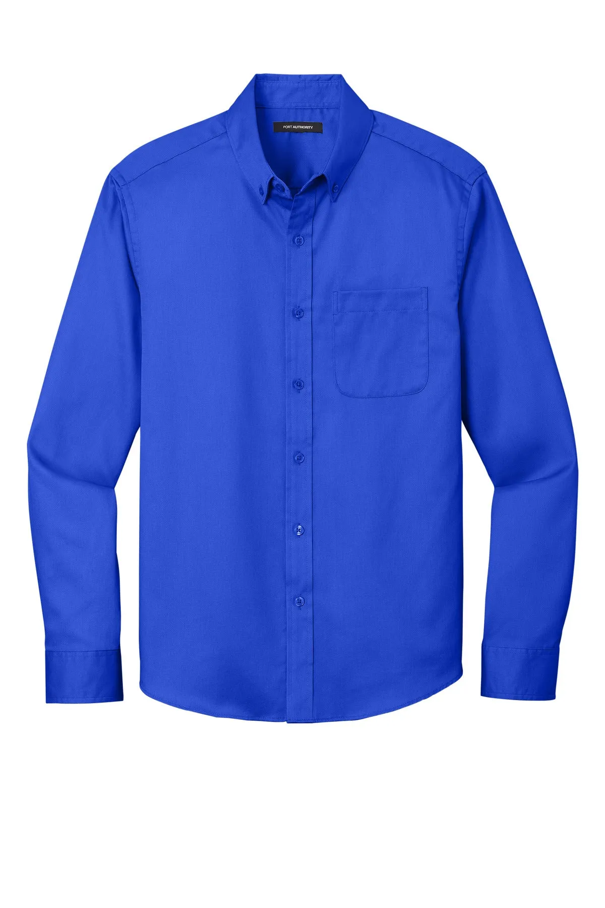 Port Authority Long Sleeve SuperPro React Twill Shirt. W808 True Royal