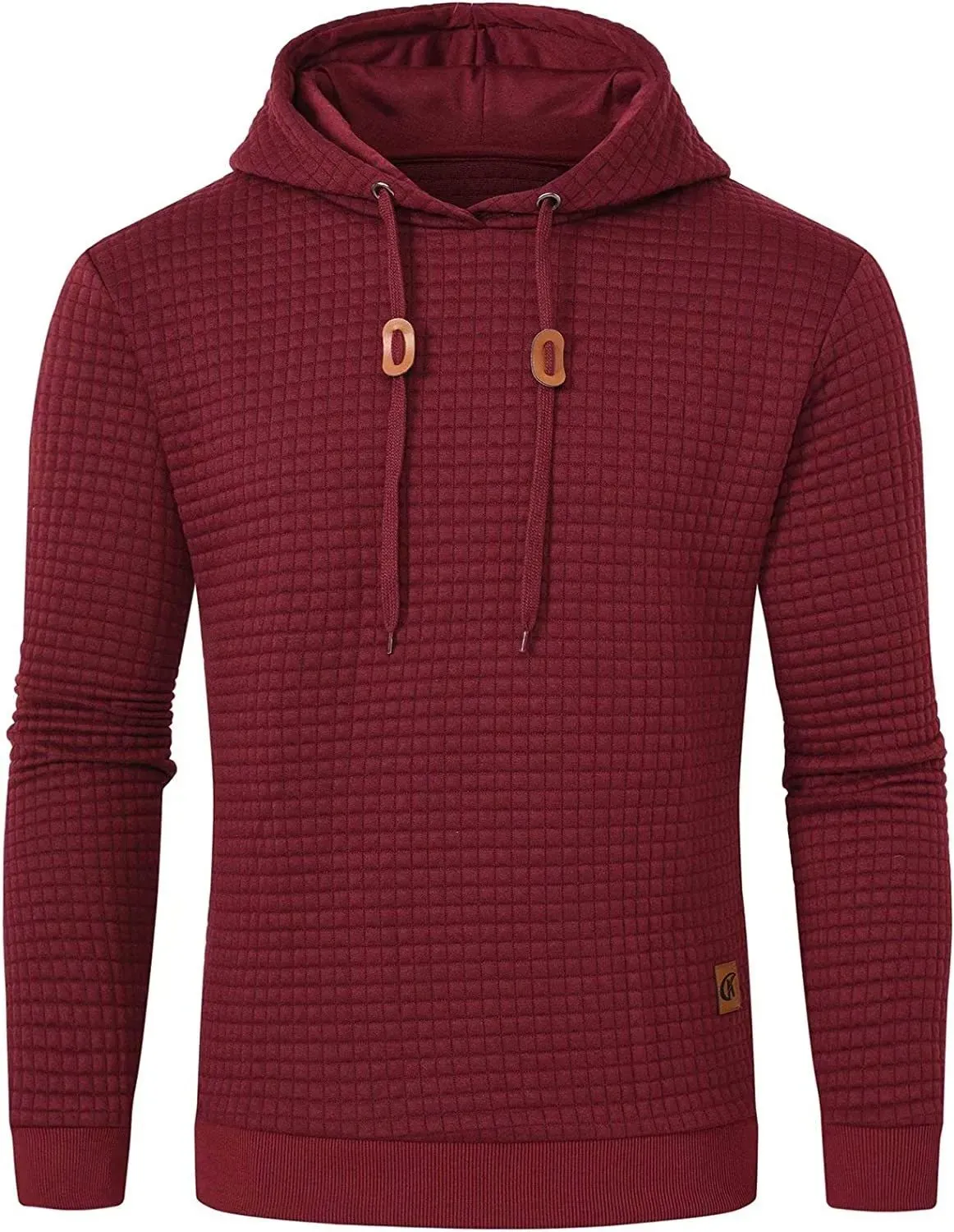 Premium Men’s Fleece Hoodies - Jacquard Pullover Sweatshirts for Men - High-Quality Male Hooded Sweatshirts