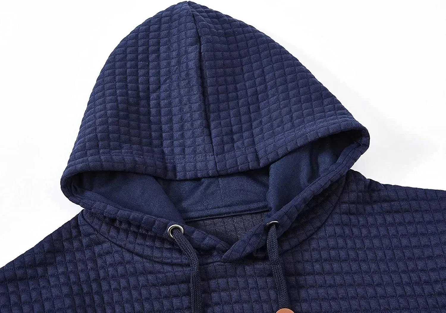 Premium Men’s Fleece Hoodies - Jacquard Pullover Sweatshirts for Men - High-Quality Male Hooded Sweatshirts