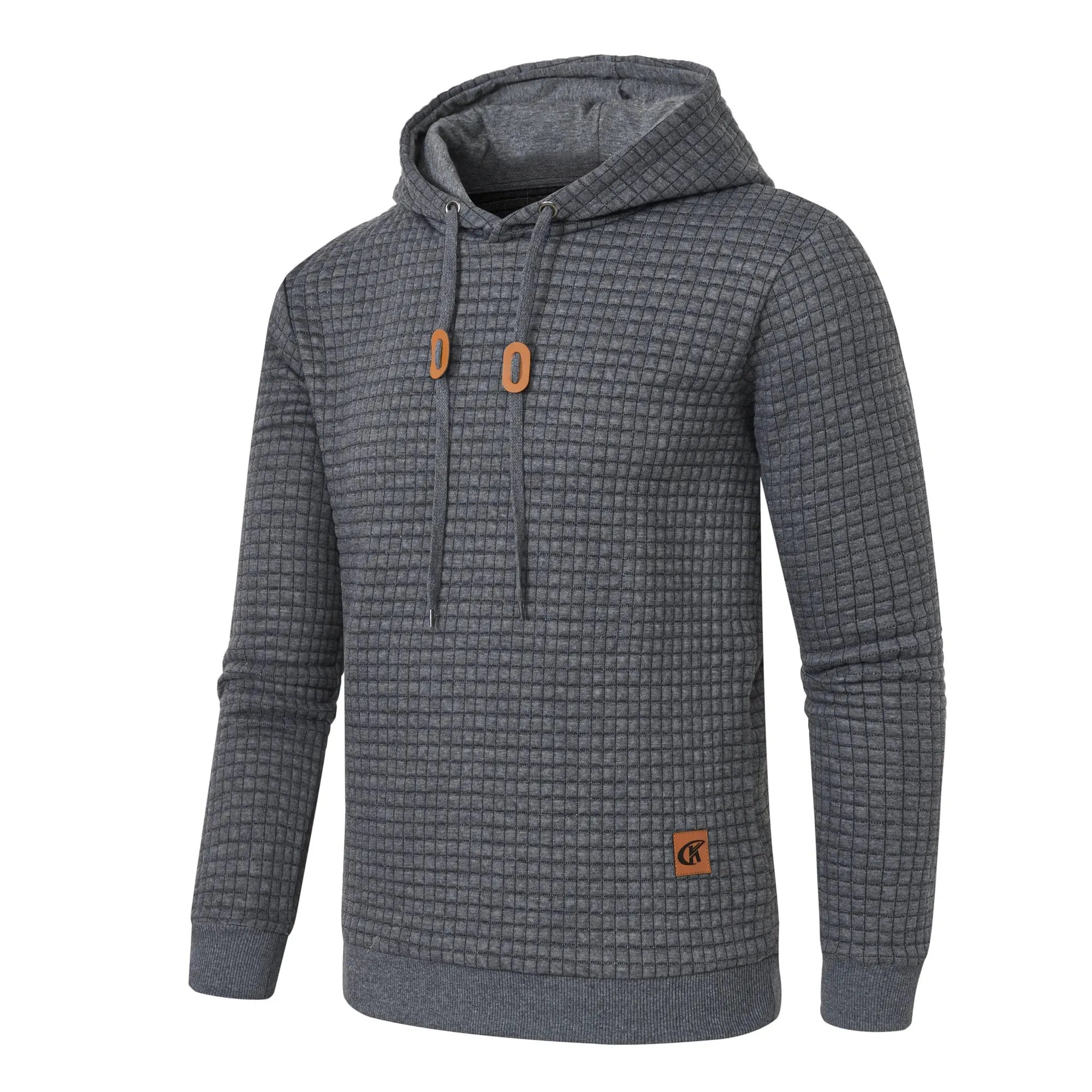 Premium Men’s Fleece Hoodies - Jacquard Pullover Sweatshirts for Men - High-Quality Male Hooded Sweatshirts