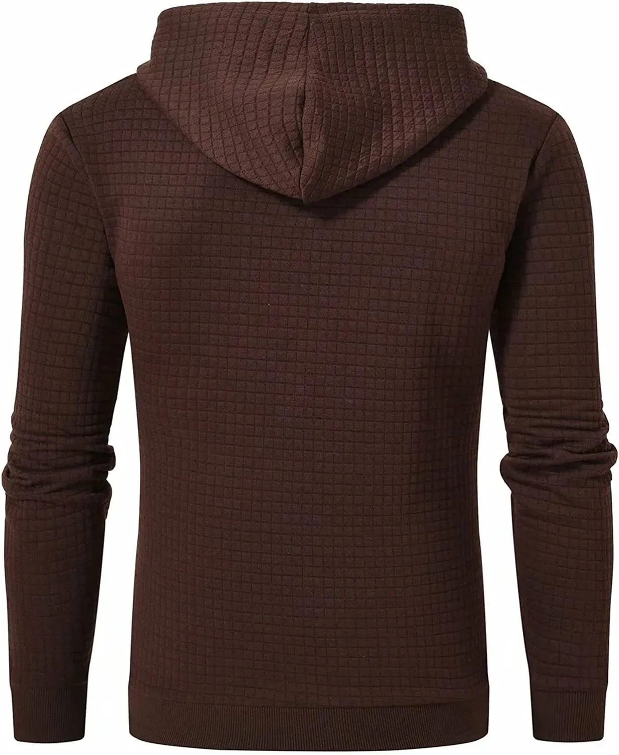 Premium Men’s Fleece Hoodies - Jacquard Pullover Sweatshirts for Men - High-Quality Male Hooded Sweatshirts