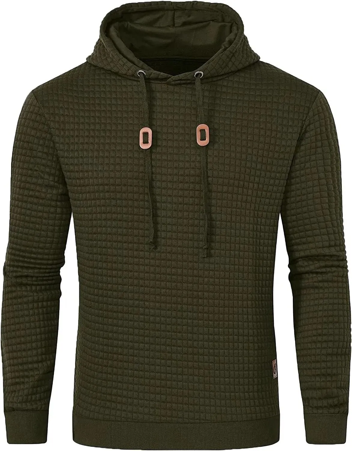 Premium Men’s Fleece Hoodies - Jacquard Pullover Sweatshirts for Men - High-Quality Male Hooded Sweatshirts