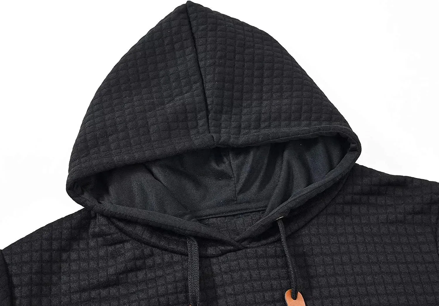 Premium Men’s Fleece Hoodies - Jacquard Pullover Sweatshirts for Men - High-Quality Male Hooded Sweatshirts