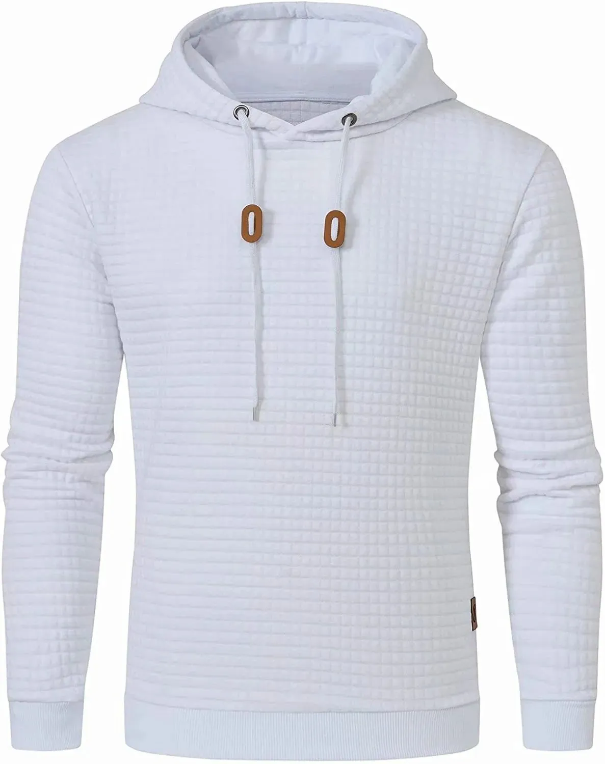 Premium Men’s Fleece Hoodies - Jacquard Pullover Sweatshirts for Men - High-Quality Male Hooded Sweatshirts