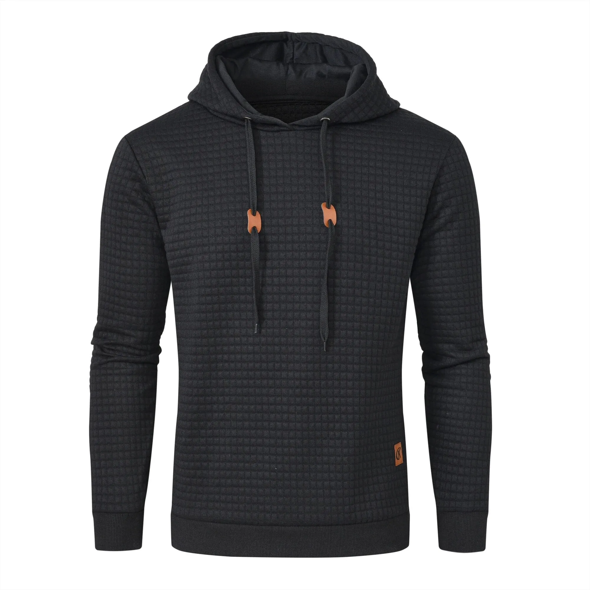 Premium Men’s Fleece Hoodies - Jacquard Pullover Sweatshirts for Men - High-Quality Male Hooded Sweatshirts