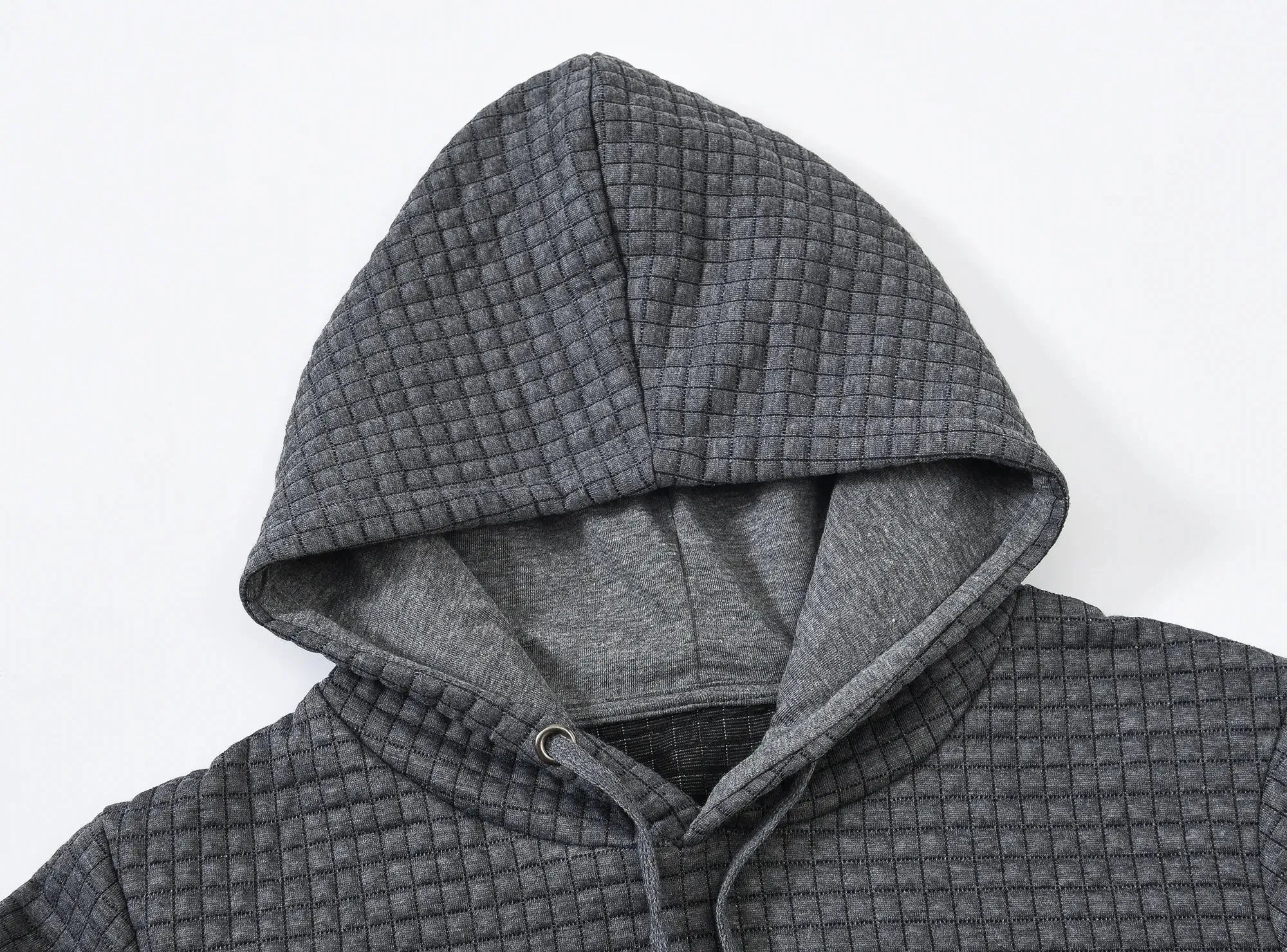 Premium Men’s Fleece Hoodies - Jacquard Pullover Sweatshirts for Men - High-Quality Male Hooded Sweatshirts