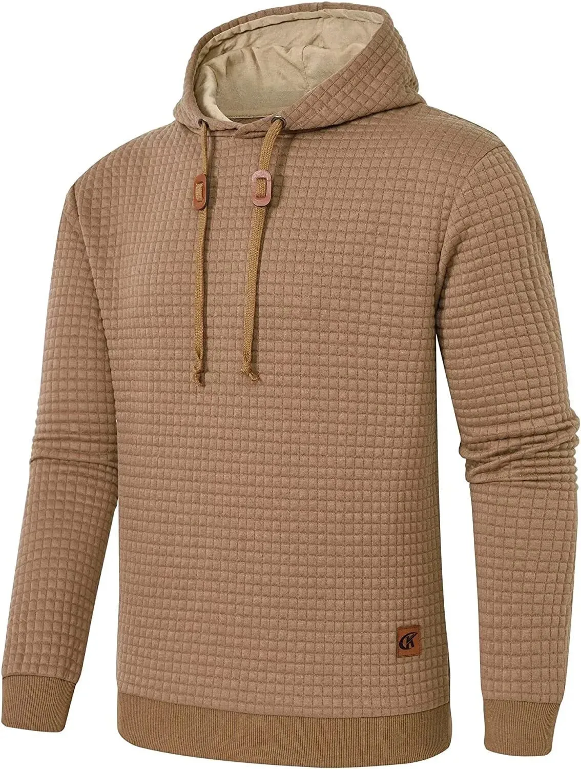 Premium Men’s Fleece Hoodies - Jacquard Pullover Sweatshirts for Men - High-Quality Male Hooded Sweatshirts
