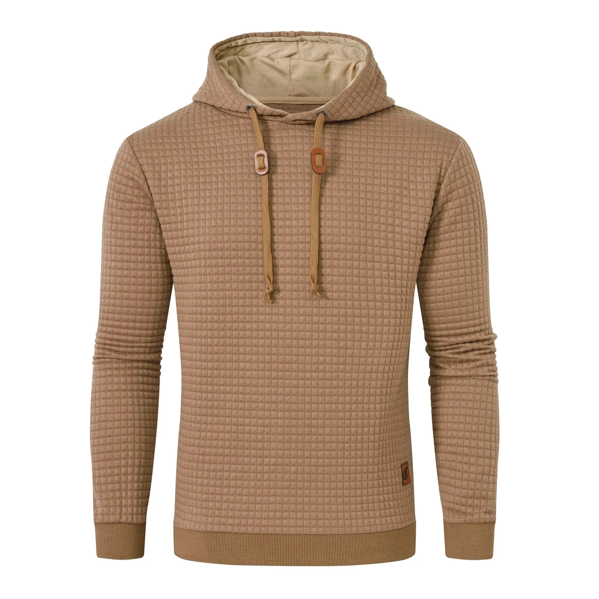 Premium Men’s Fleece Hoodies - Jacquard Pullover Sweatshirts for Men - High-Quality Male Hooded Sweatshirts
