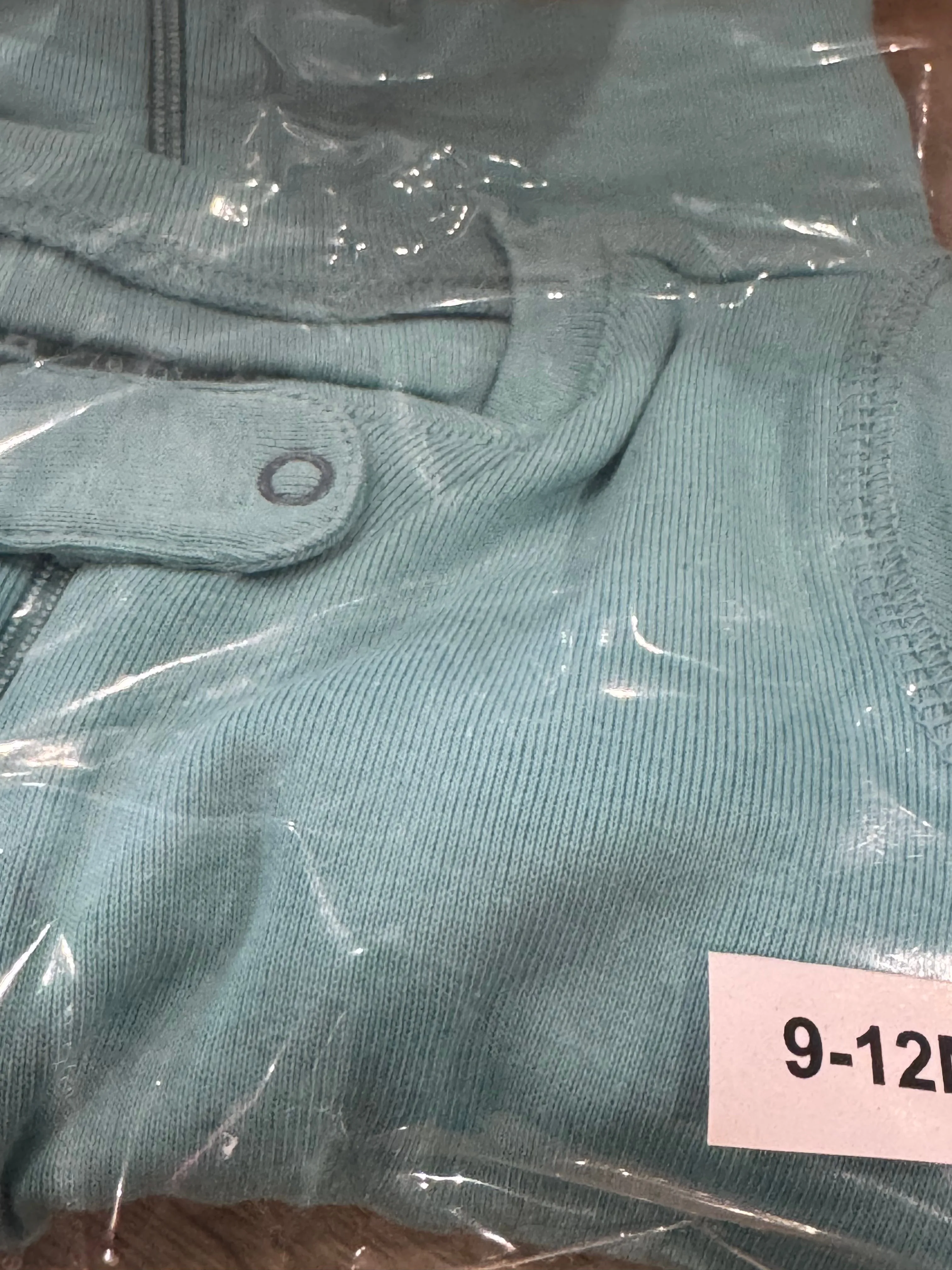 Primary Organic Sleepsuit - Plain dye, Azure (New) Ages NB to 18-24m