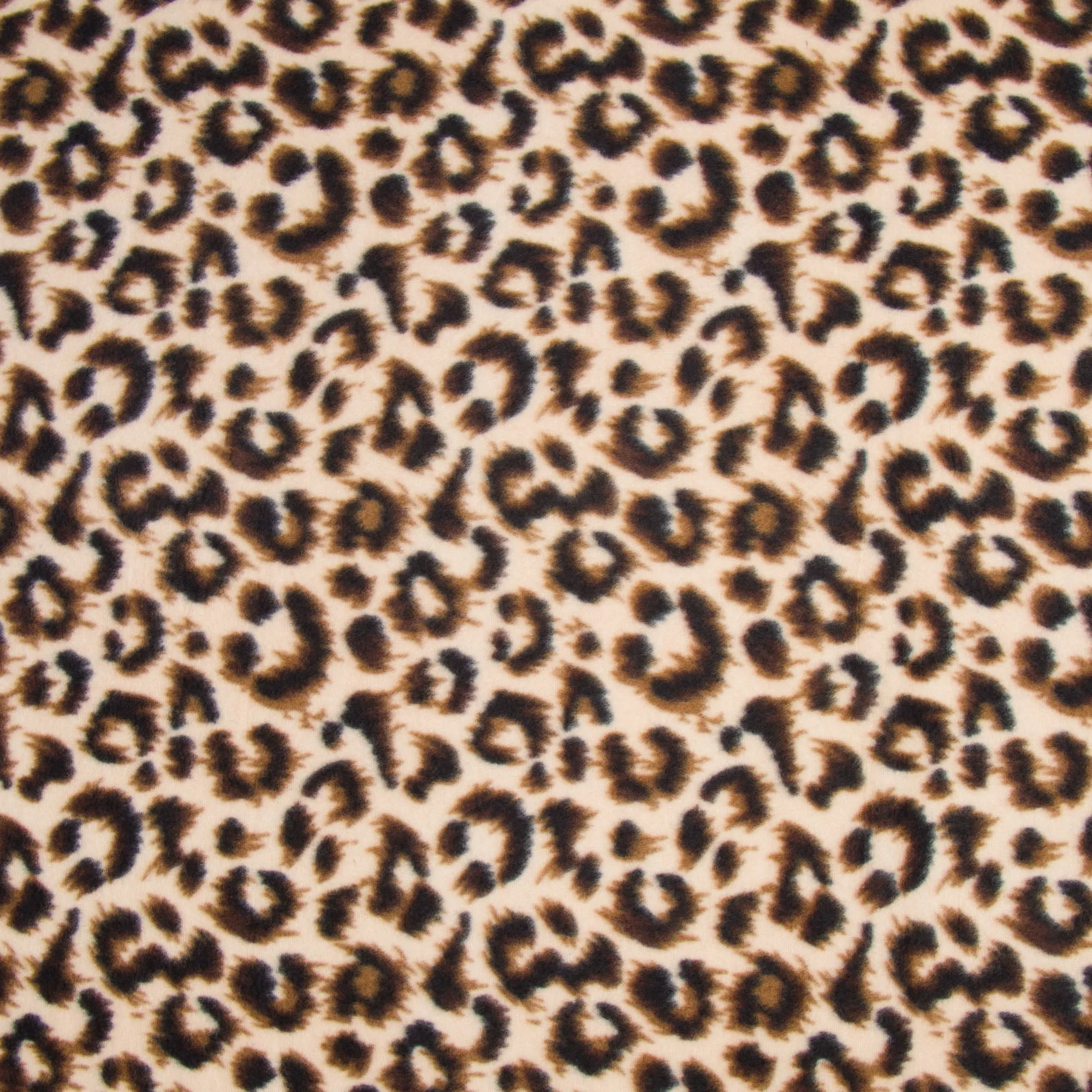 Printed Polar Fleece Leopard