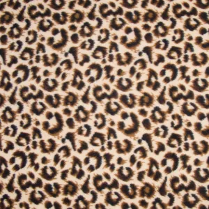 Printed Polar Fleece Leopard