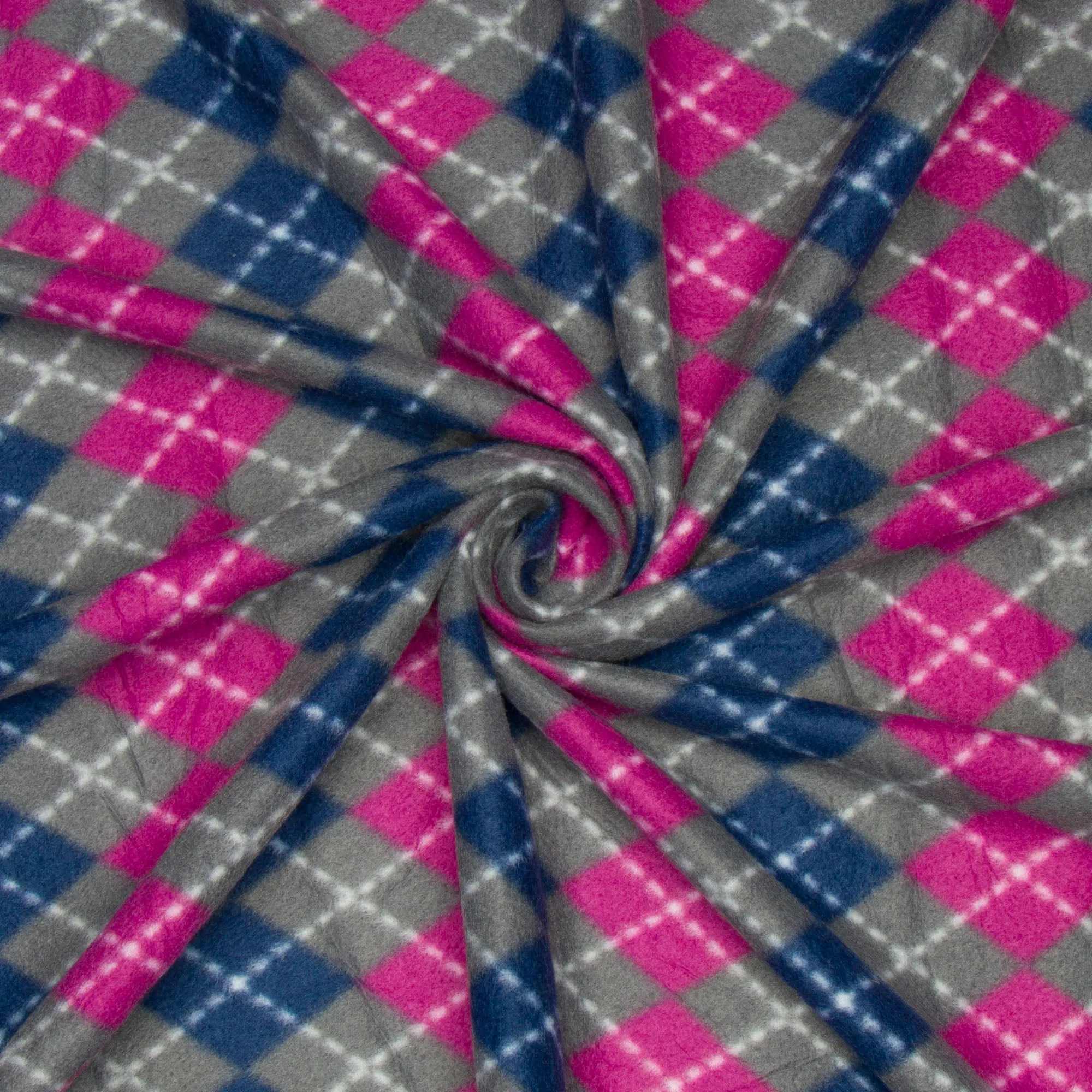 Printed Polar Fleece Pringle Check