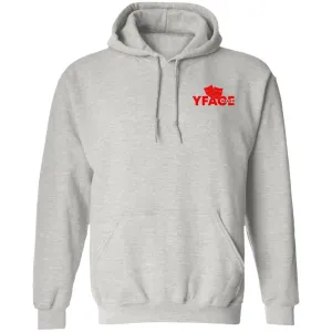Pullover Hoodie Logo Red Front 2