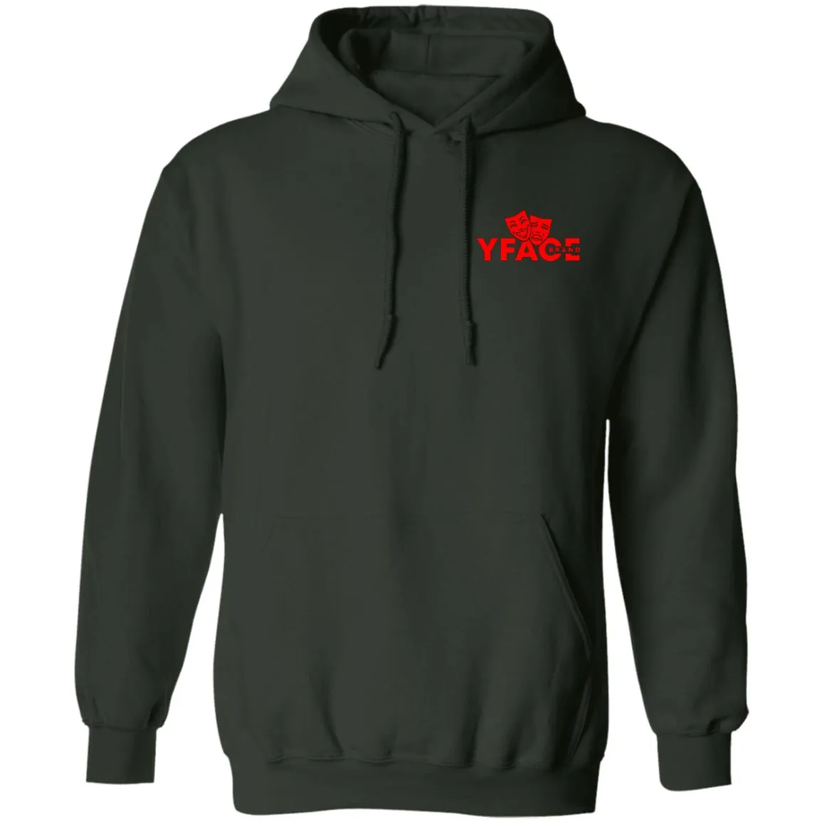 Pullover Hoodie Logo Red Front