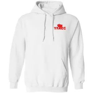 Pullover Hoodie Logo Red Front