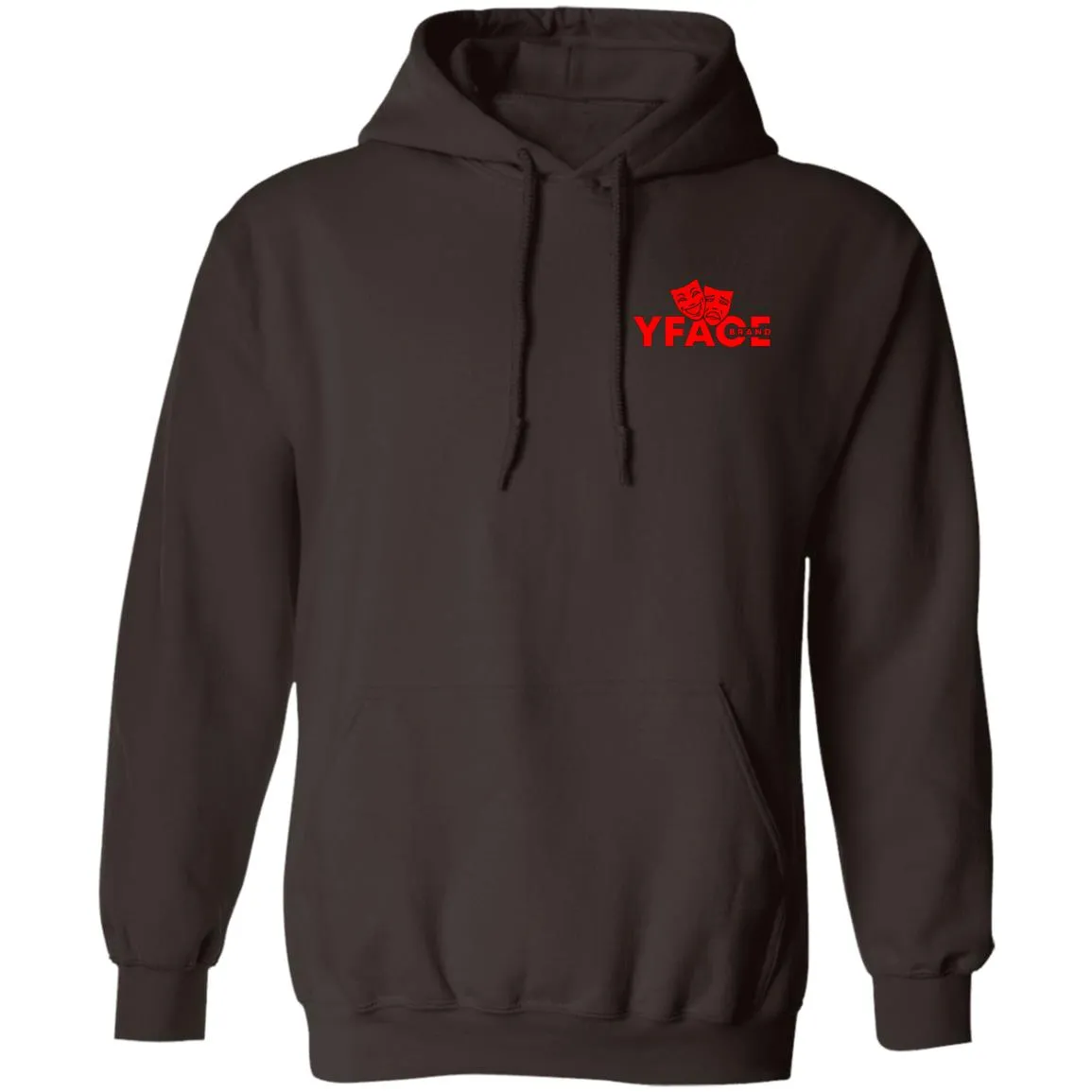 Pullover Hoodie Logo Red Front
