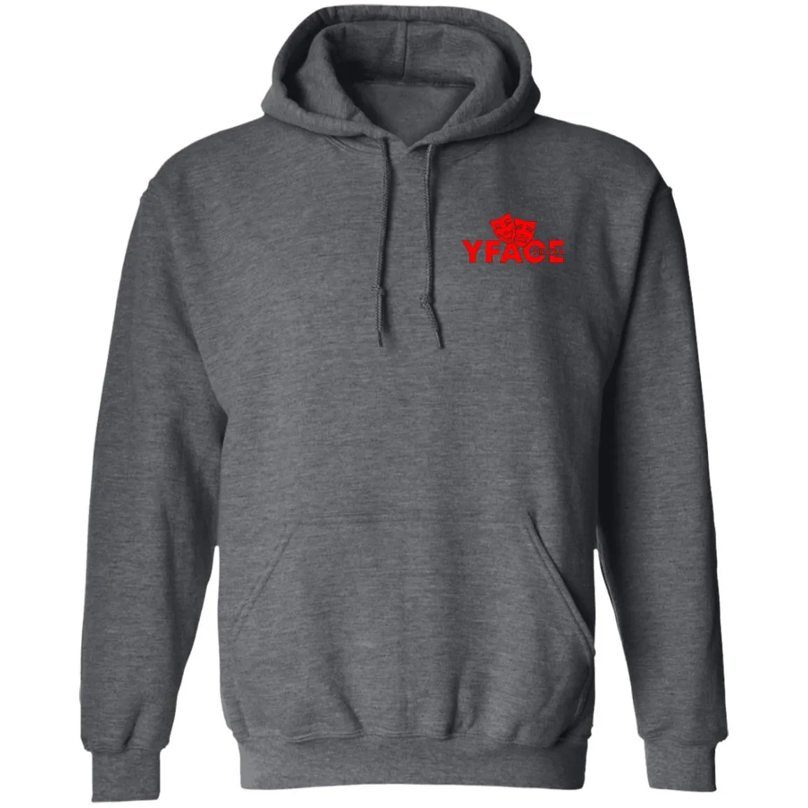 Pullover Hoodie Logo Red Front