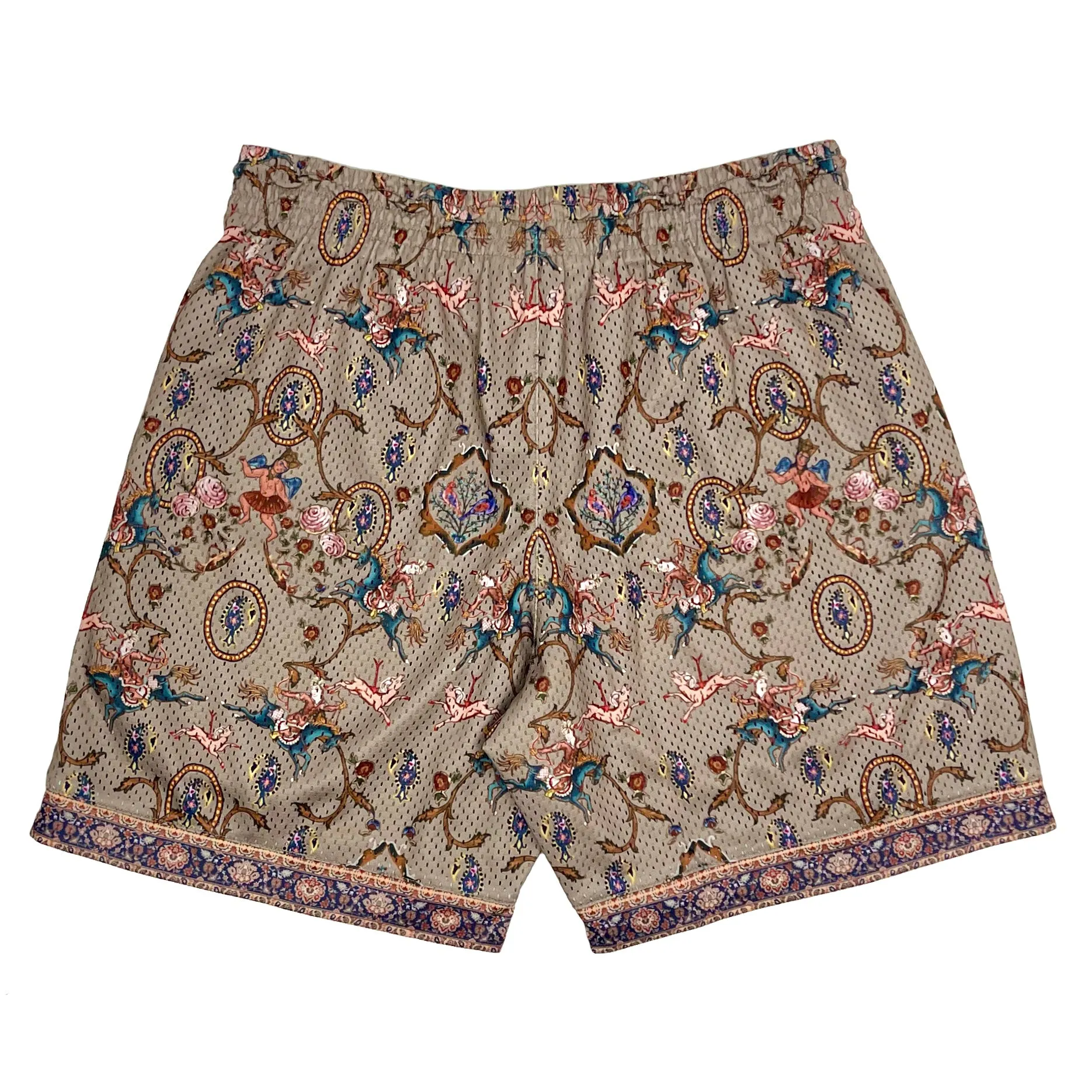 Qajar Mesh Short - Taupe