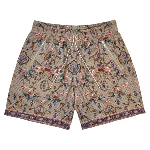 Qajar Mesh Short - Taupe