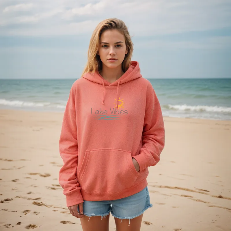 "Lake Vibes" Relaxed Fit Classic Unisex Hoodie