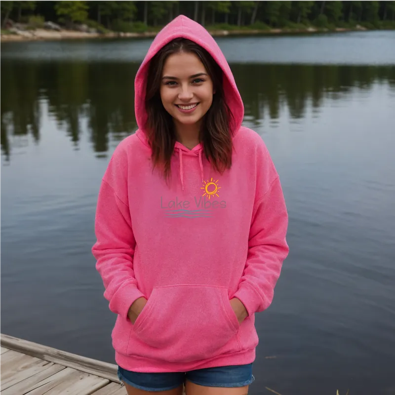 "Lake Vibes" Relaxed Fit Classic Unisex Hoodie