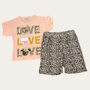 "Love" Shorts Set S-101