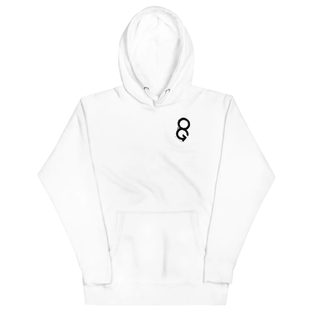 "OG BRAND" White Hoodie