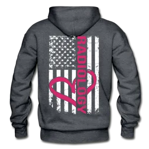 Radiology Flag Gildan Heavy Blend Adult Hoodie