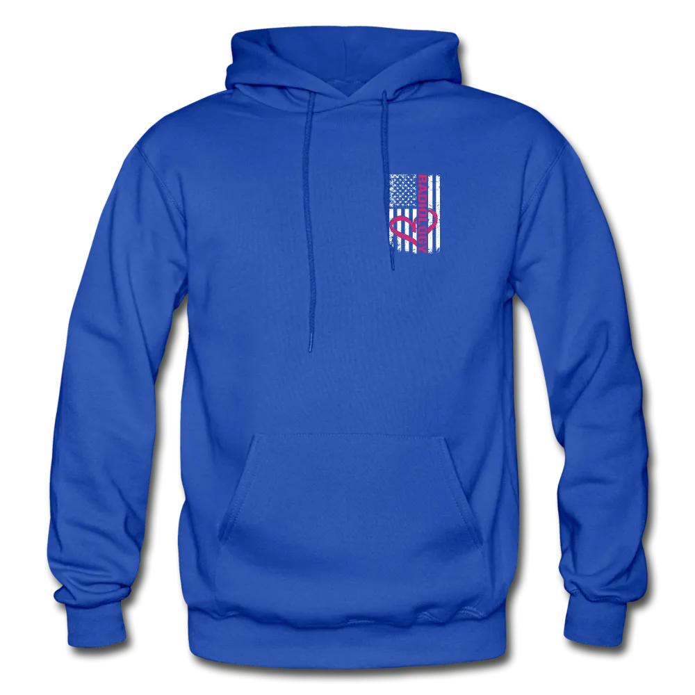 Radiology Flag Gildan Heavy Blend Adult Hoodie