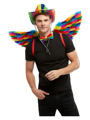 Rainbow Feather Wings