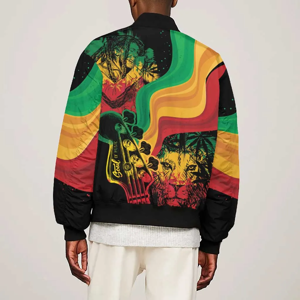 Reggae Day Bomber Jacket One Love One Heart LT7