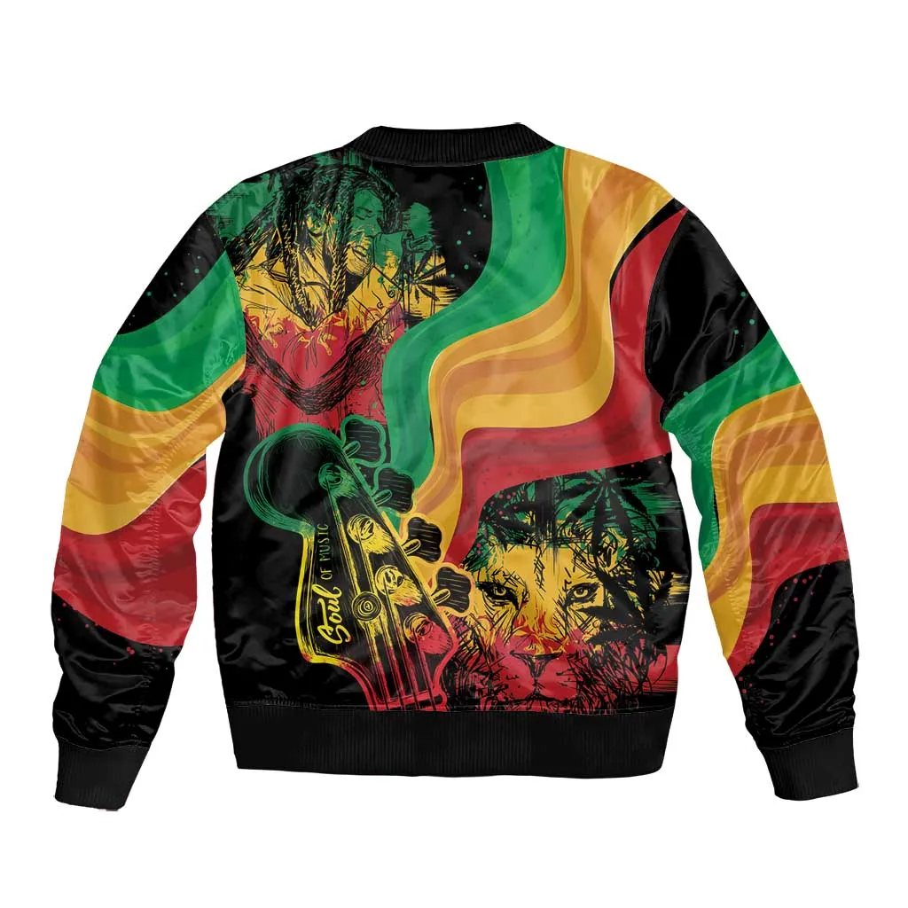 Reggae Day Bomber Jacket One Love One Heart LT7