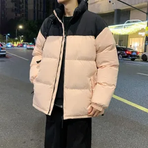 Relaxed-Fit Quilted Men’s Puffer Jacket for Ultimate Warmth