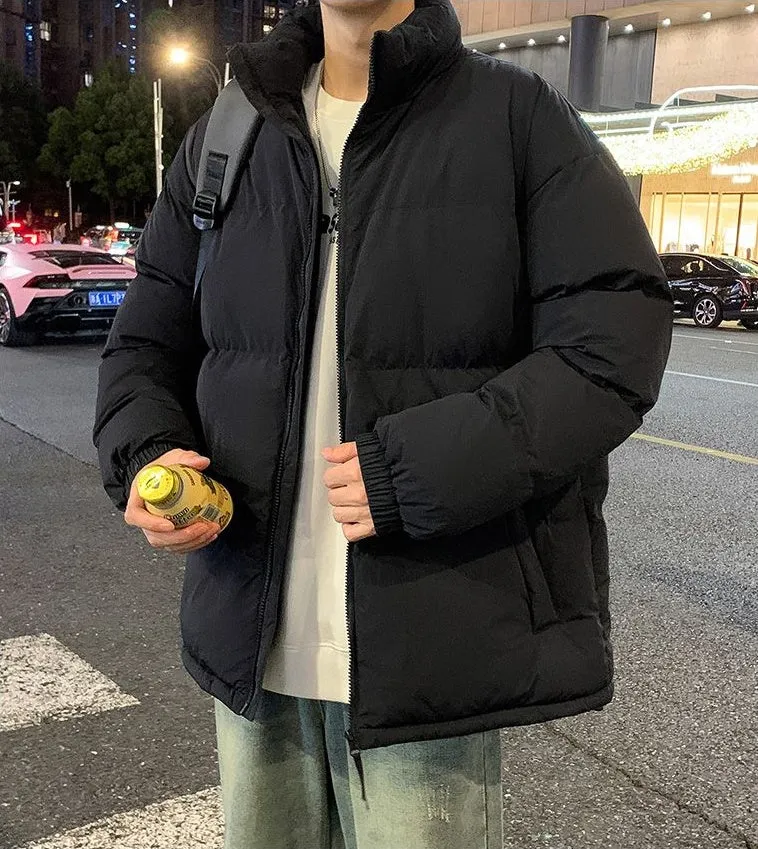Relaxed-Fit Quilted Men’s Puffer Jacket for Ultimate Warmth