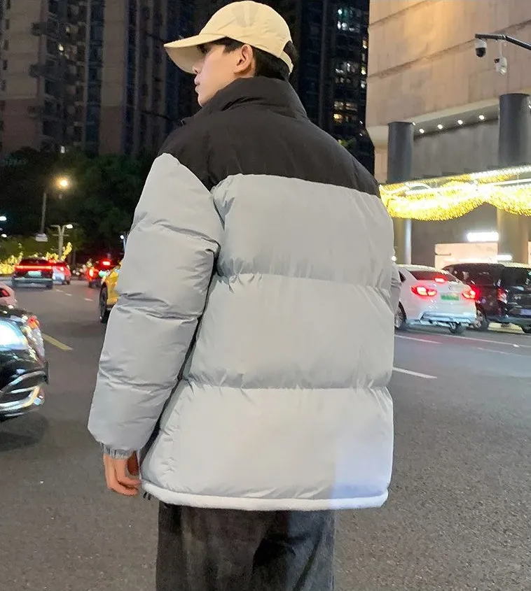 Relaxed-Fit Quilted Men’s Puffer Jacket for Ultimate Warmth