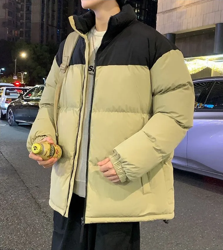 Relaxed-Fit Quilted Men’s Puffer Jacket for Ultimate Warmth