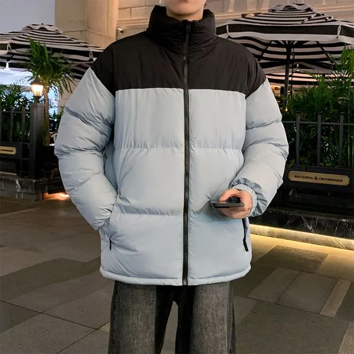 Relaxed-Fit Quilted Men’s Puffer Jacket for Ultimate Warmth