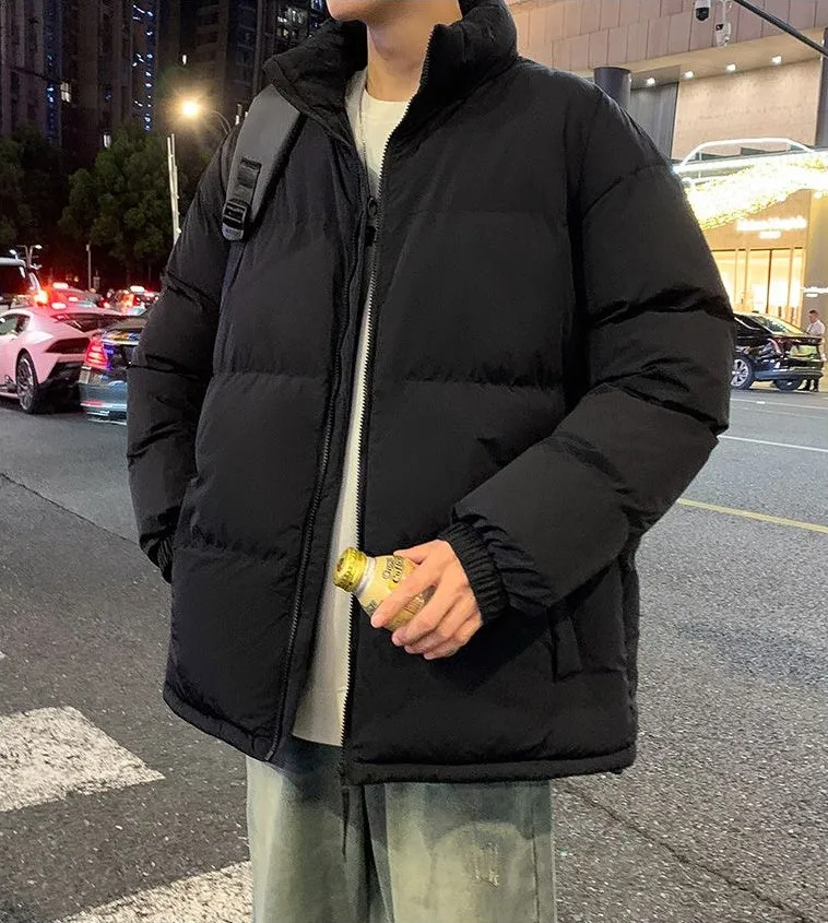 Relaxed-Fit Quilted Men’s Puffer Jacket for Ultimate Warmth