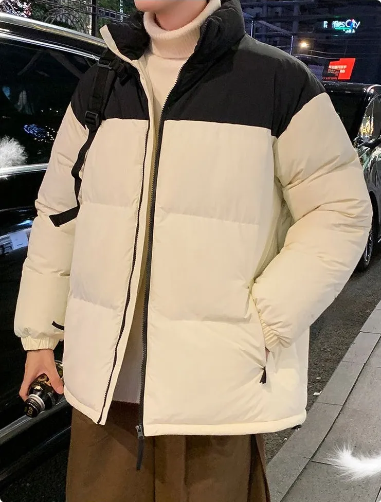Relaxed-Fit Quilted Men’s Puffer Jacket for Ultimate Warmth