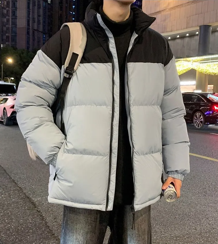 Relaxed-Fit Quilted Men’s Puffer Jacket for Ultimate Warmth