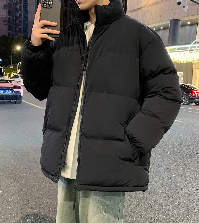 Relaxed-Fit Quilted Men’s Puffer Jacket for Ultimate Warmth