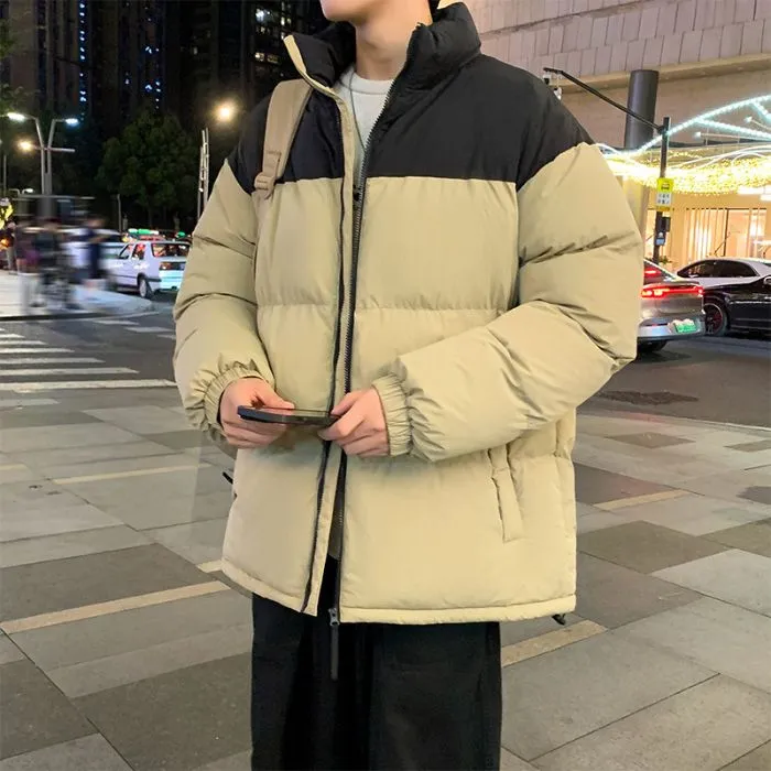 Relaxed-Fit Quilted Men’s Puffer Jacket for Ultimate Warmth