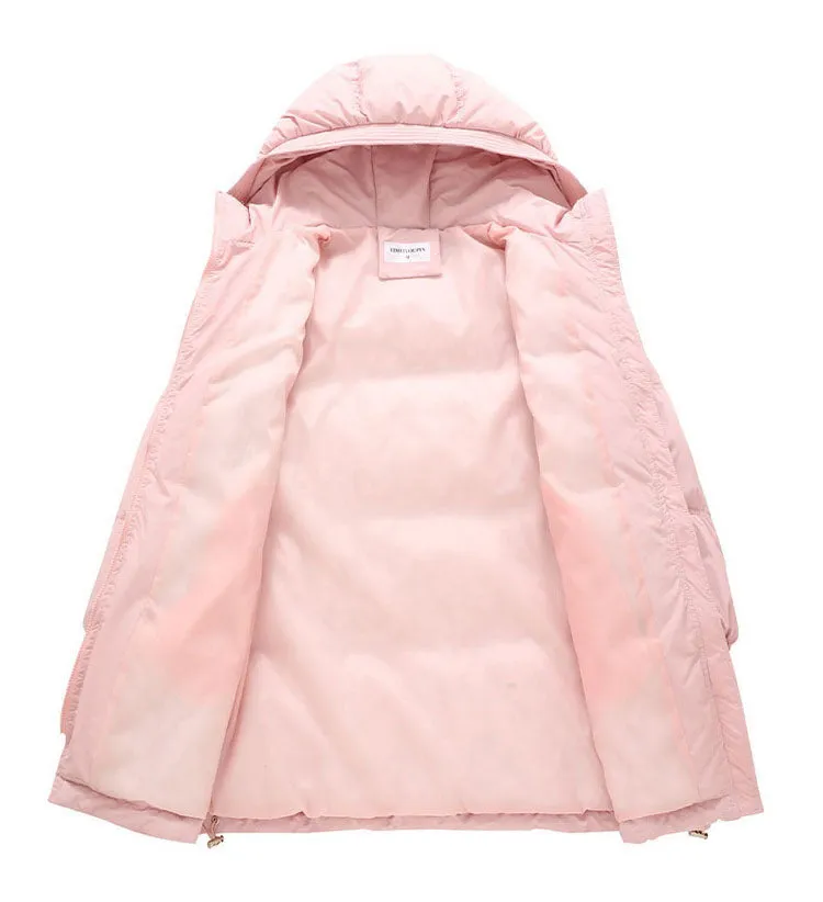Relaxed-fit Windproof Puffer Jacket featuring a Zip Up design
